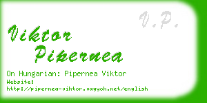 viktor pipernea business card